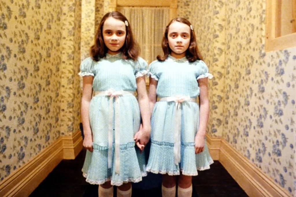 Lisa Burns and Louise Burns in The Shining (1980)